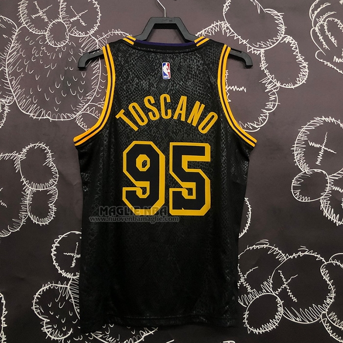Maglia
 Juan Toscano-Anderson NO 95 Los Angeles Lakers Mamba 2021-22 Nero
